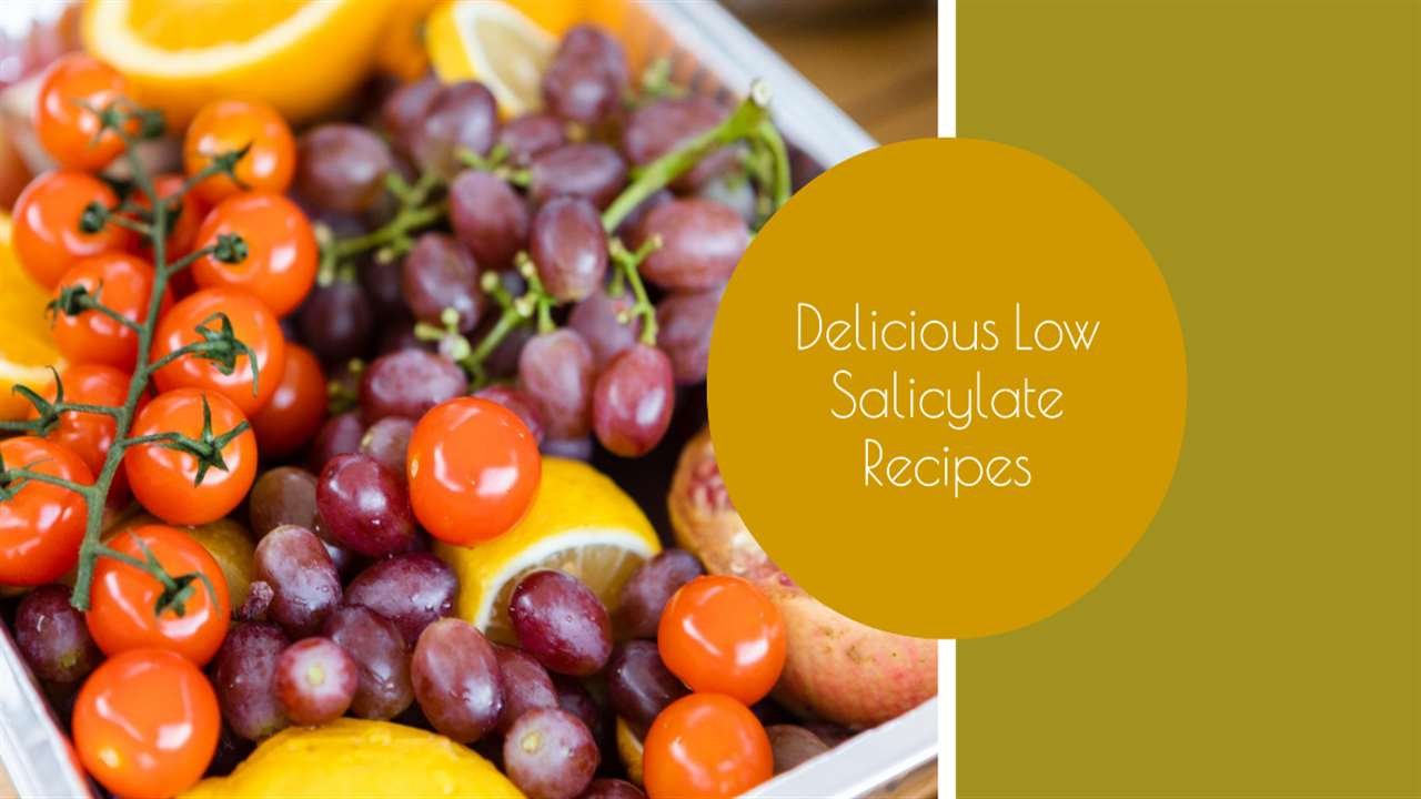 Low Salicylate Recipes